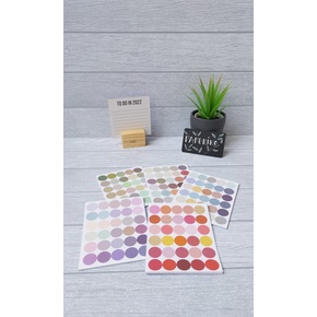 

PAPERIKO | Colorful Dot Sticker / Stiker Bujo Journal Planner