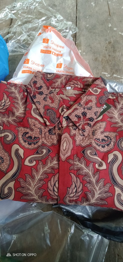 Batik Slim Fit Batik Premium Kemeja Baju Batik Pria Lengan Panjang Slimfit Modern Rajata