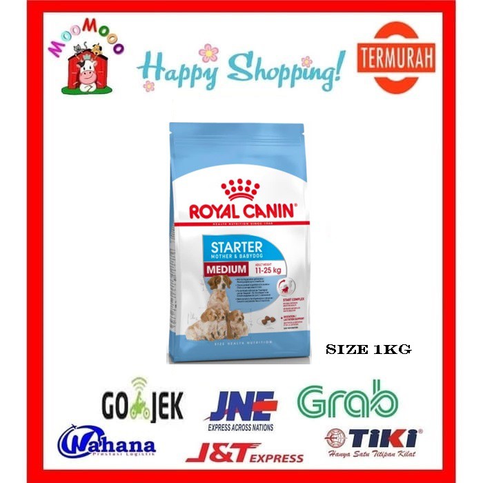 Royal Canin Medium Starter Mother &amp; Baby Dog 1Kg - Makanan Anjing / Dog Food