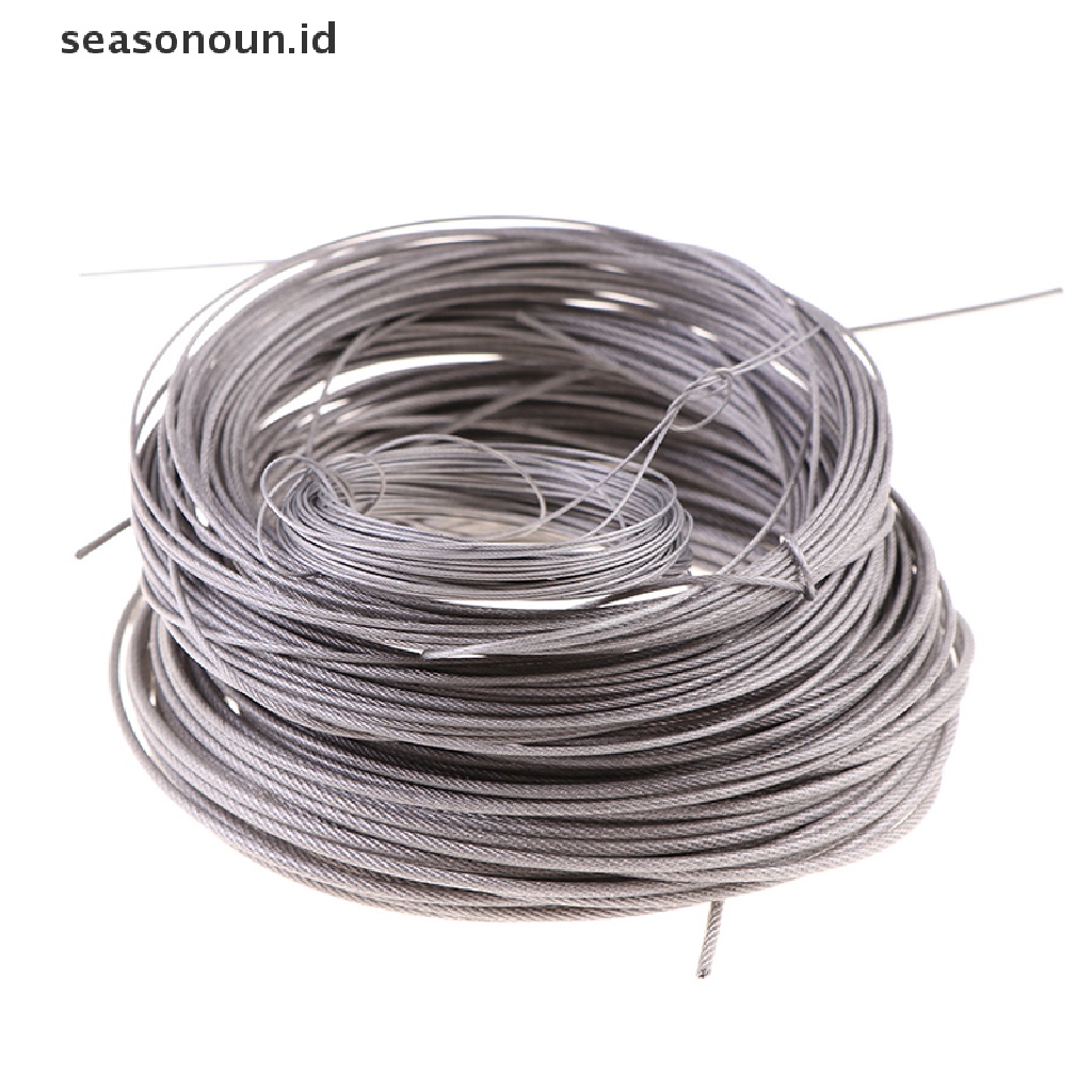 (seasonoun) Tali Pancing Bahan Stainless Steel 304 Ukuran 7x7 Panjang 10M