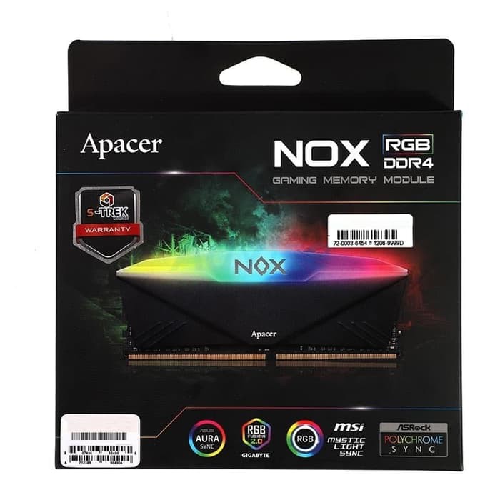 Memory Ram APACER NOX RGB 16GB kit (2 X 8GB) DDR4 2666Mhz