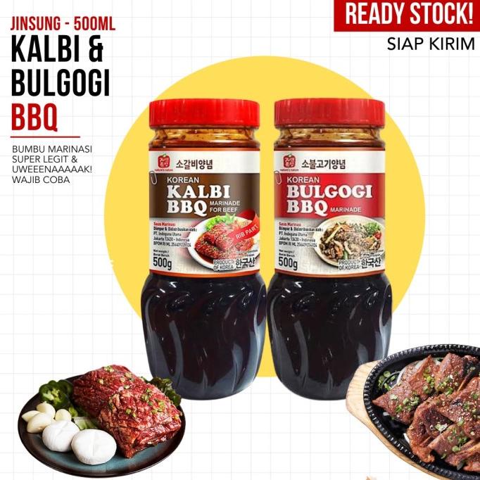 

*****] Jinsung Korean Bulgogi BBQ Sauce 500 Gram