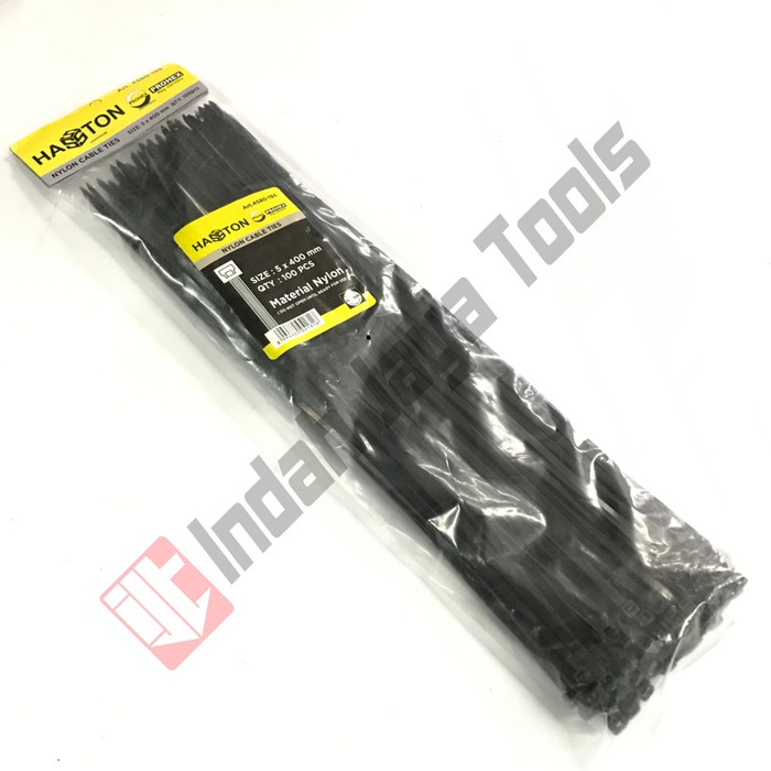 

READY PROHEX Cable Ties 40 cm HITAM Hasston Kabel Tie Pengikat Strap 400 mm BERKUALITAS