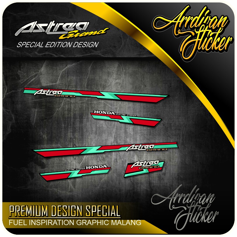 STRIPING VARIASI ASTREA GRAND BULUS / STRIPING ASTREA GRAND 93 / STRIPING GRAND BULUS CUSTON