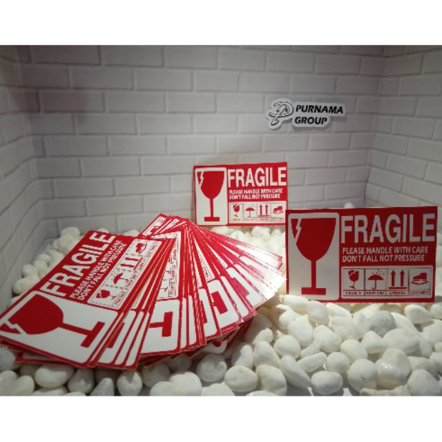 

Stiker Fragile