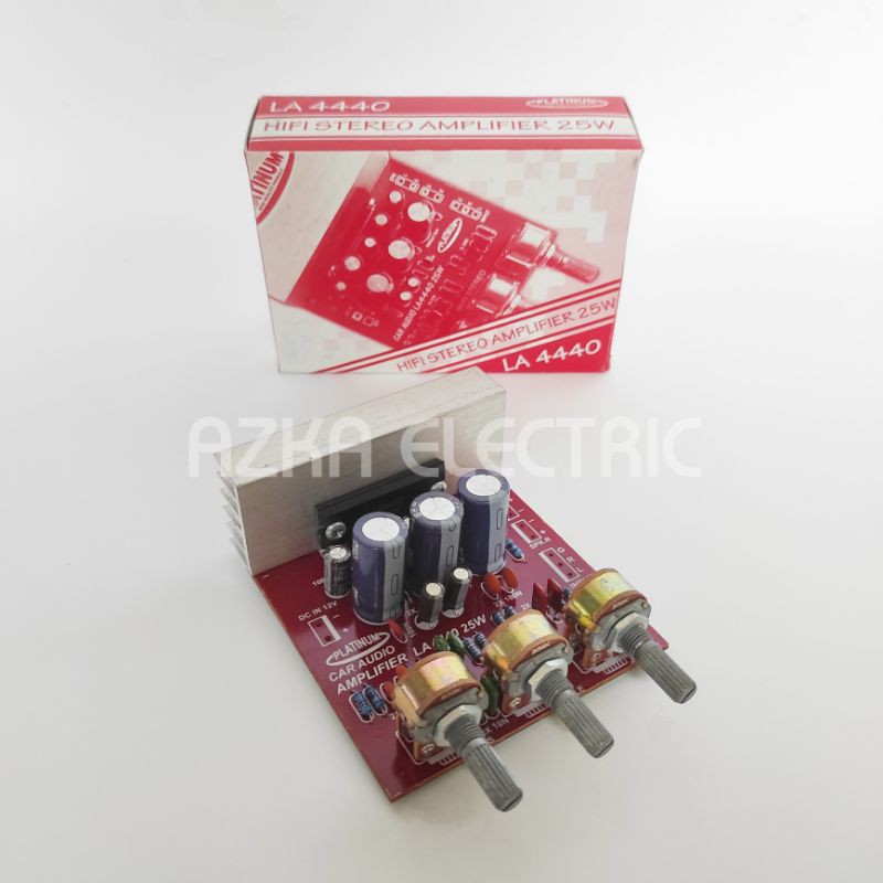 Kit Power Amplifier Stereo 12V DC LA4440