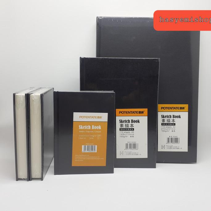 

POTENTATE HARD COVER SKETCH BOOK A4 100 GSM 110 SHEETS
