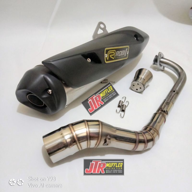 Knalpot racing ROB1 RCB Nmax 155 old New Aerox 155 old