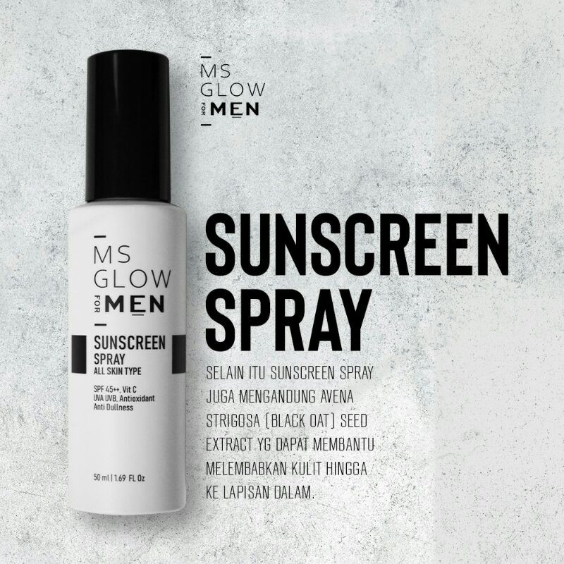 SUNSCREEN SPRAY - MS GLOW FOR MEN
