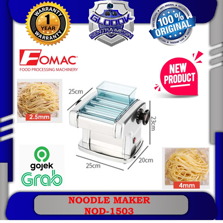 

Mesin Pencetak Mie Noodle Maker NOD-1503 FOMAC