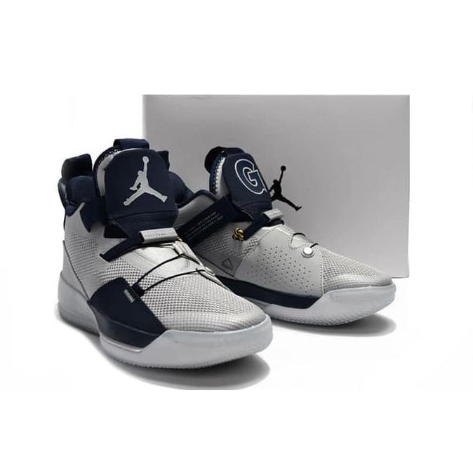 BI9 SALE Nike High Air Jordan 33 XXXIII George Town Grey Obsidian PK Original SDWD