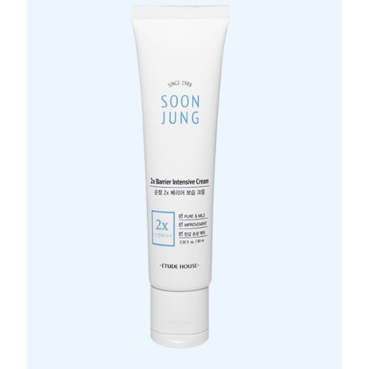 Etude House - Soon Jung 2x Barrier Intensive Cream 60ml For Sensitif Skin Shopee Indonesia