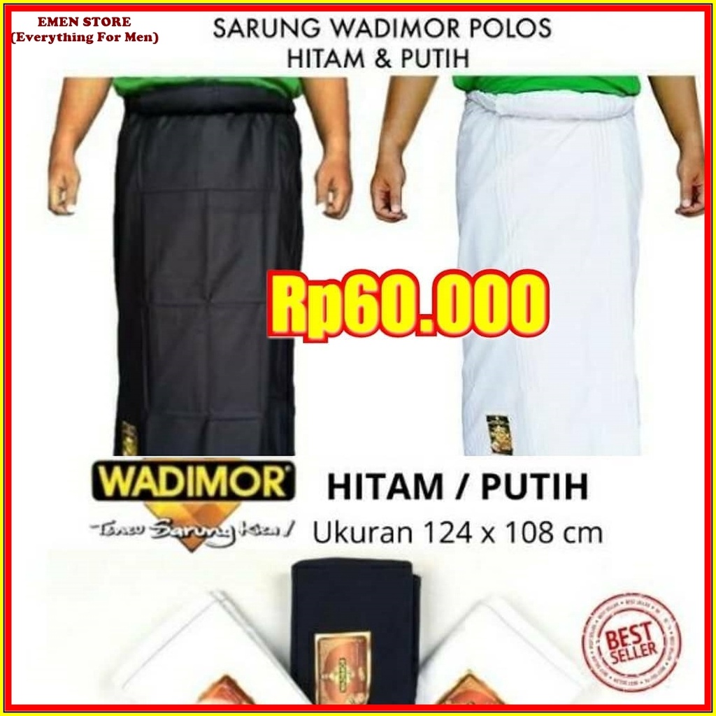 Sarung Sarung wadimor Sarung wadimor pria wadimor Sarung wadimor hitam Sarung wadimor polos Kain sar