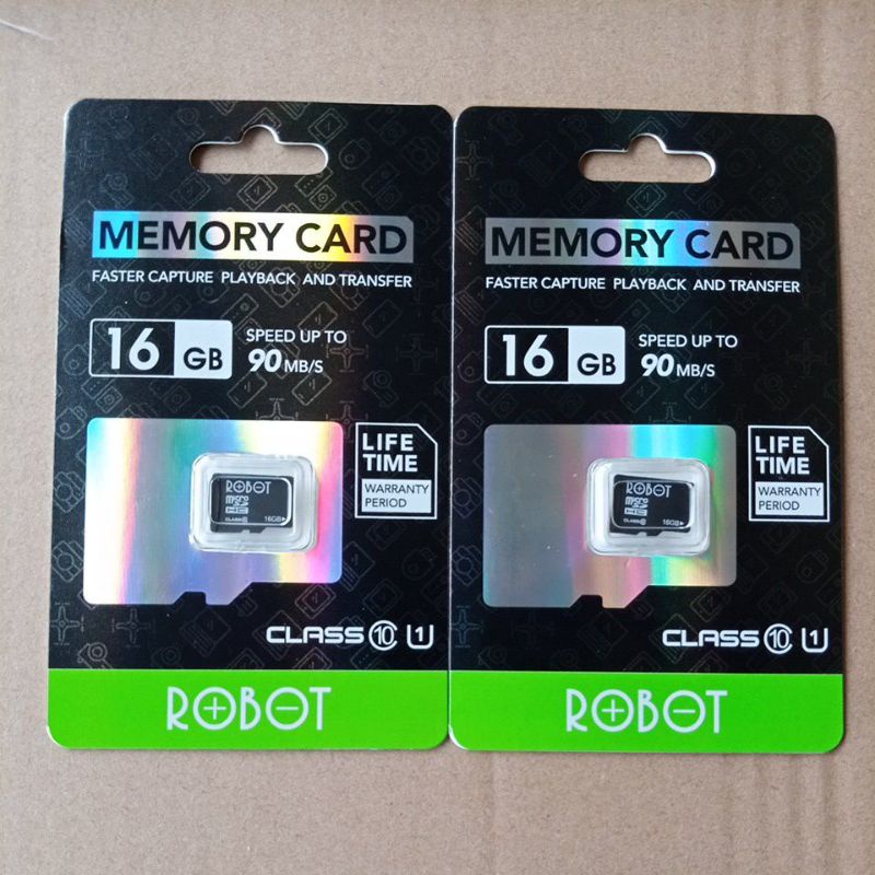 Memori Robot 16gb Packing Class10