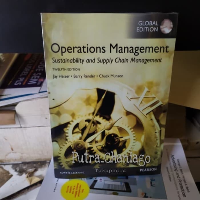 Jual Buku - Operations Management 12th Twelfth Edition By Jay Heizer ...