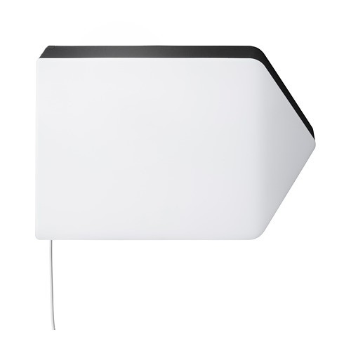 BAGAREN Lampu dinding led anak panah putih/hitam
