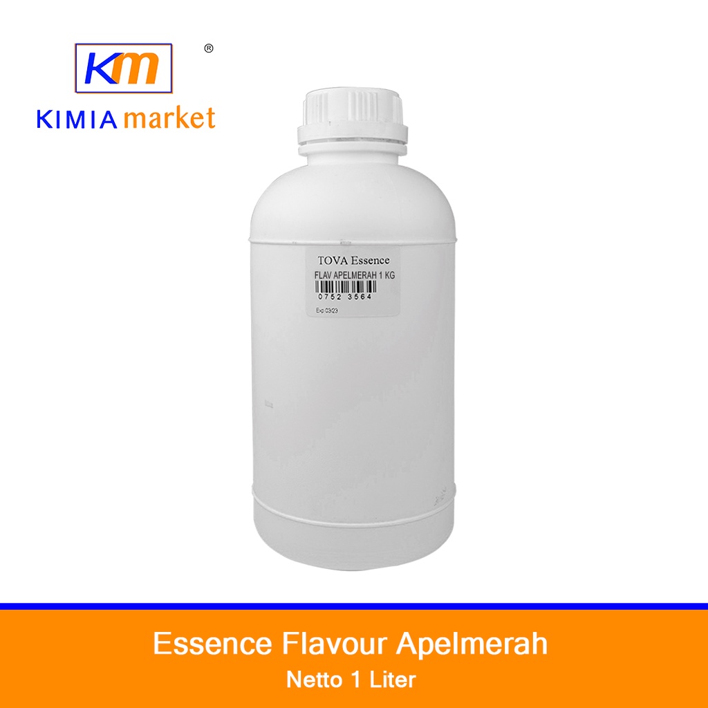 

Essence Makanan / Minuman TOVA flavor Red Apple 1KG/ Perisa Makanan / Penambah Aroma Cair / Perisa Cair Apel Merah / Essen Apel Merah Makanan/Minuman