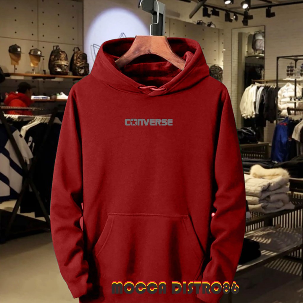 jaket switer Hoodie CONVERSE ORI keren pria wanita hoodie switer jaket