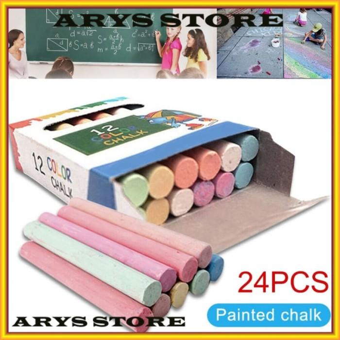 

Paper | [Ay] 24Pcs Kapur Stik 5 Warna Untuk Mengajar Wecynthia