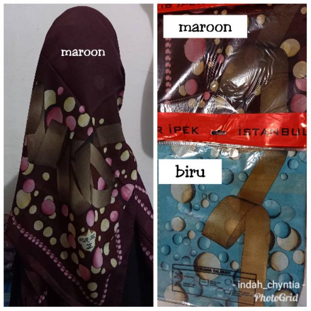 [SOLD] Hijab jilbab Turki Nur Ipek segiempat turkey