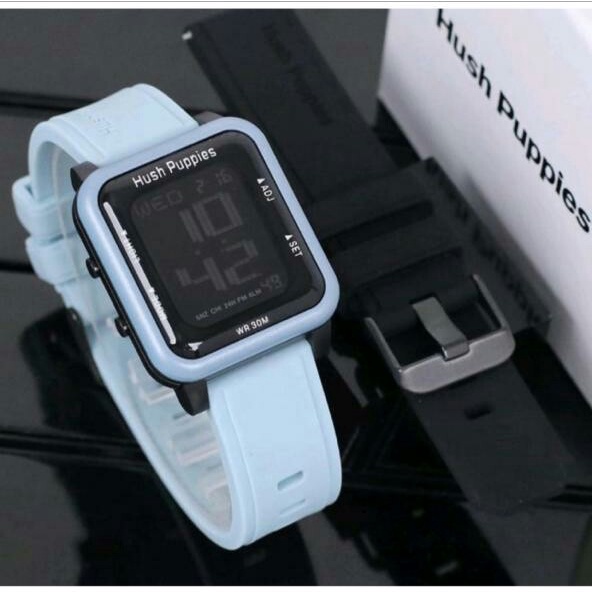 { KWS }  COD✅ JAM TANGAN DIGITAL PRIA/WANITA STRAP RUBBER SET MODEL SEGI HP-18538