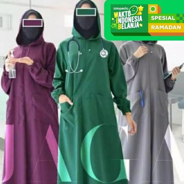 Hazmat baju pelindung/Gamis APD/Waterproof/Mayer Premium