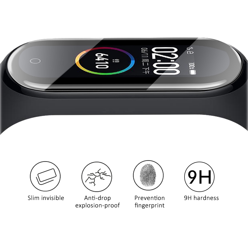 5 Pcs Pelindung Layar Bahan Tpu Untuk Xiaomi Mi Band 5/mi Band 4 5 4 3