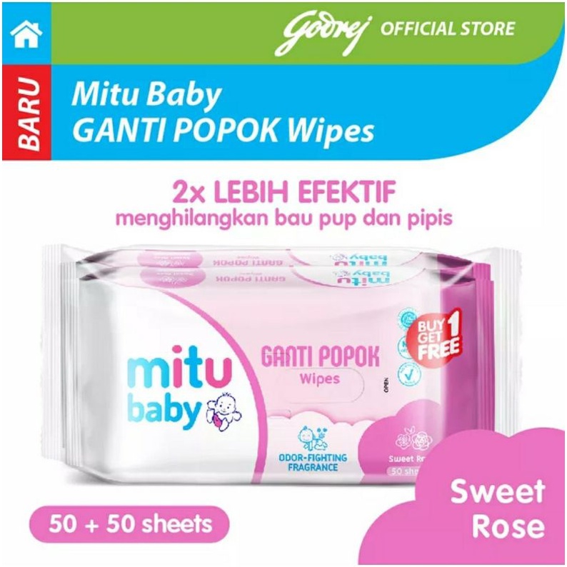 Tisu Basah MItu Beli 1 gratis 1 Ganti popok