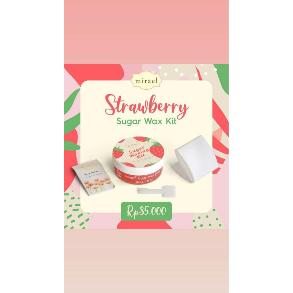 Mirael Strawberry Sugar Waxing Kit