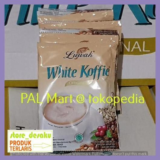 

57Ryr68- Luwak White Koffie 1 Renceng / 10 Sachet / Pcs / Kopi Coffee 4E57Edu-