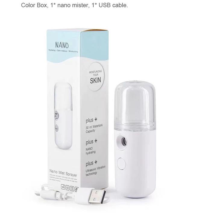 {Original}/[Star]/COD/「Termurah」/【Discount Today】 MTE Nano Spray Portable Mini USB / Mist Sprayer Pe