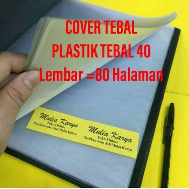 

Trend - Map Dokumen Cover Tebal 40 Lembar Motif Kulit Plastik Tebal Raport / Clear Holder 40 Lembar 시