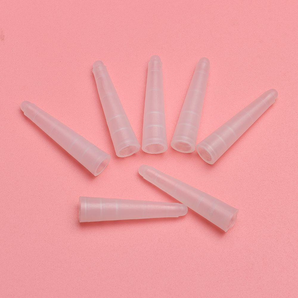 Populer 10Pcs Pinset Penutup 2.6 * 0.6 cm Bagian Alat Bantu Bulu Mata Grafting Eyelashes Tweezer