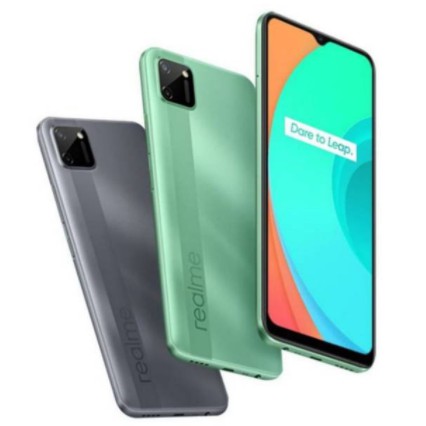 Realme C11 2/32GB & 3/32GB [Helio G35,5000mAh Massive Battery,6.5"Minidrop Fullscreen] Garansi Resmi