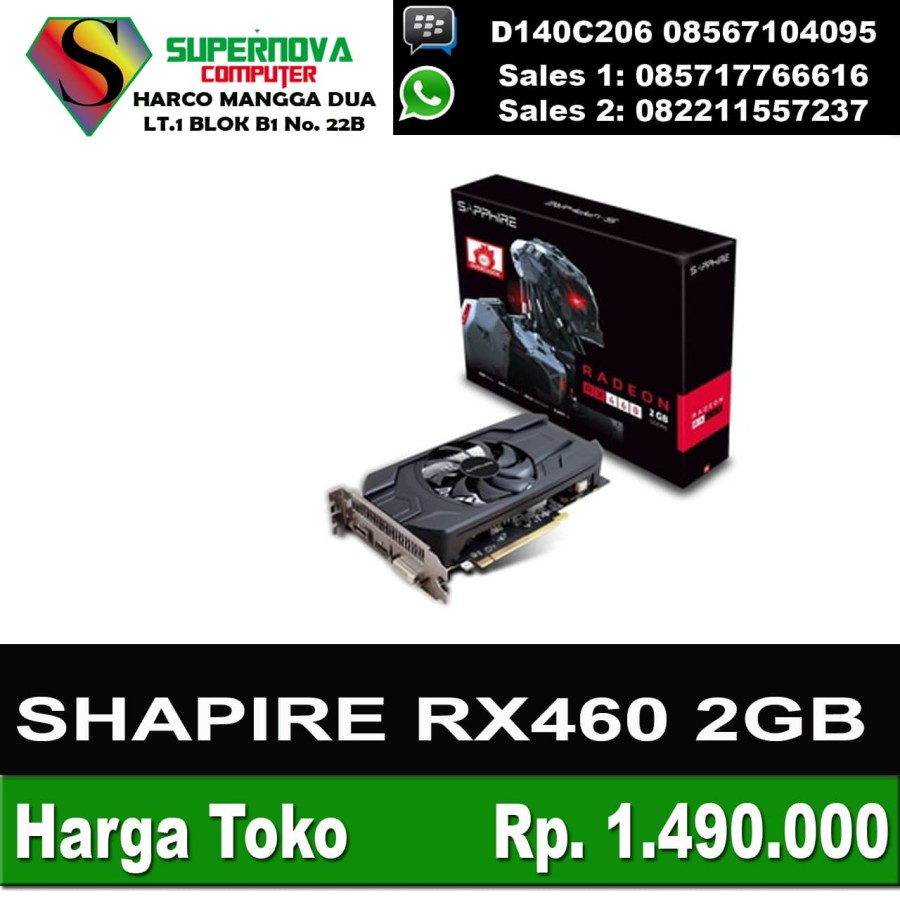 SHAPIRE RX460 2GB MINING EDITION
