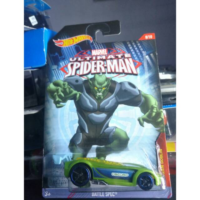 Hot wheels hotwheels battle spec green goblin ultimate spider-man