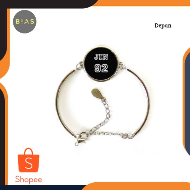 KPOP GELANG BTS MEMBER JIN BAHAN ALLOY PREMIUM