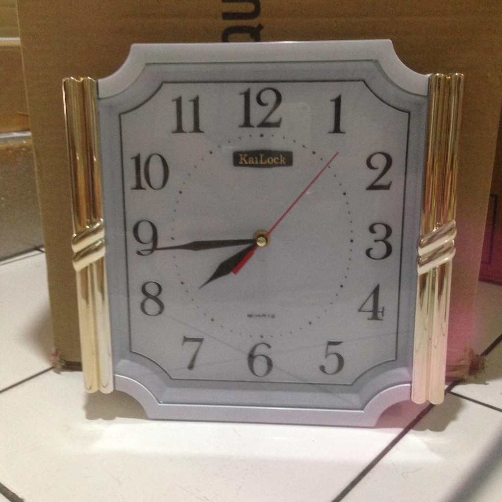 Maspion 092 wall Clock Jam dinding Kailock