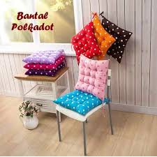 Bantal Alas Duduk Polkadot 40x40 Bantal Sofa