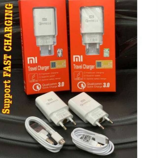 charger xiaomi fast Quick charge 3.0  mirco / tipe c mi8 mi9 redmi note 7 8 10 k20 pro fast charging / mi 8