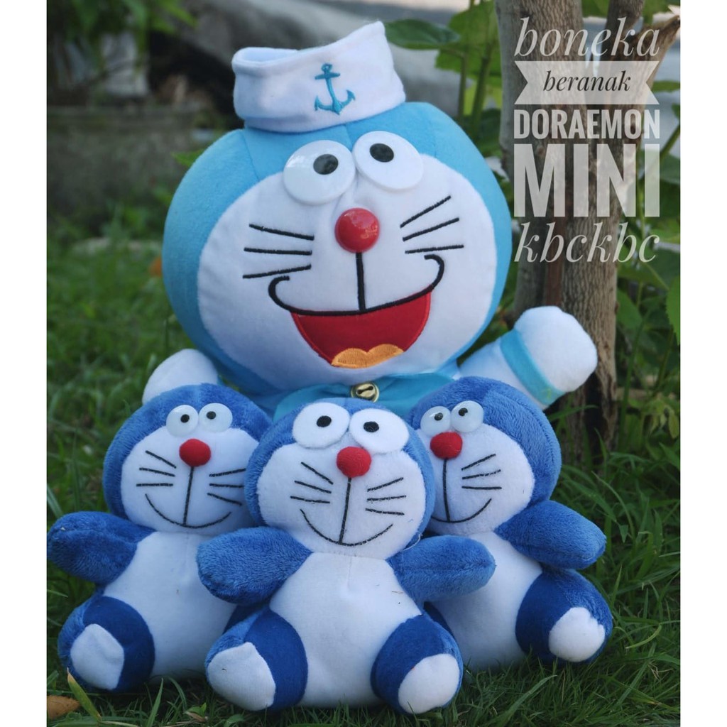 Boneka Doraemon Mini Beranak Lucu Sni Sudah Sepaket Shopee