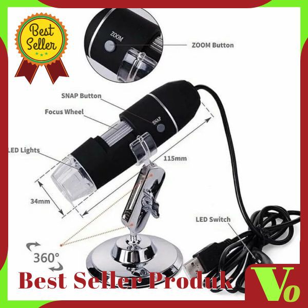 DIGITAL MICROSCOP MIKROSKOP DIGITAL 1600x Mikroskop Digital USB 1600x