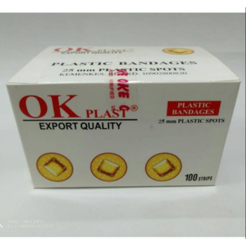 ok plast / plastik pembalut / perban