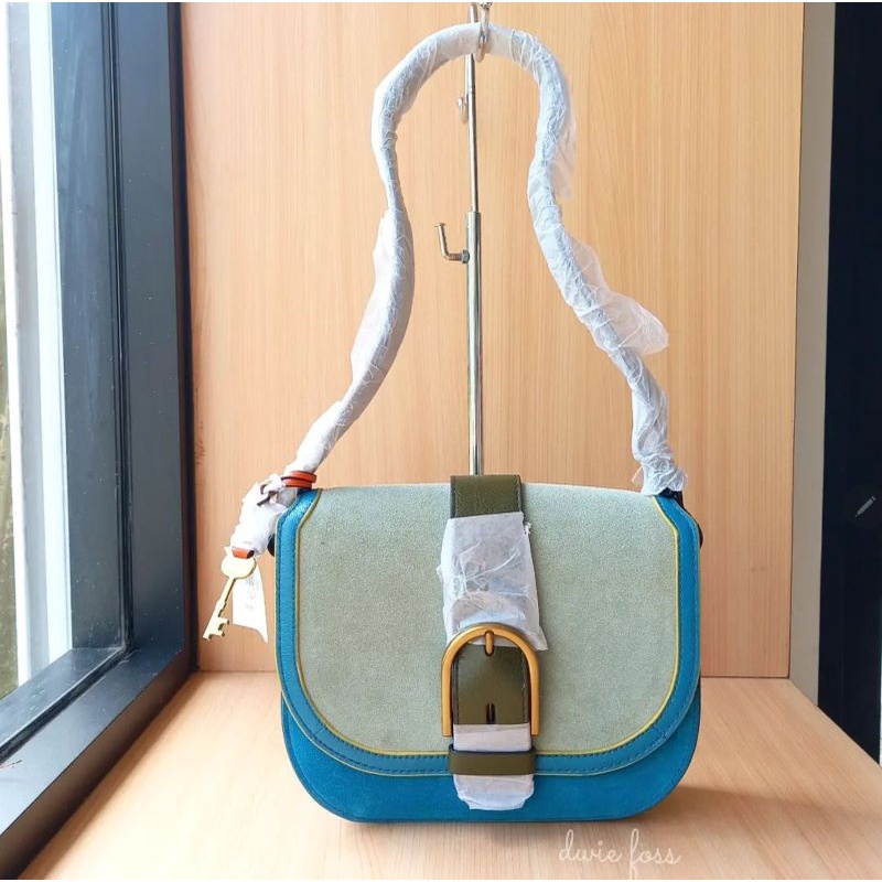 Tas Fossl Wiley Saddle Bag Green Multi Original