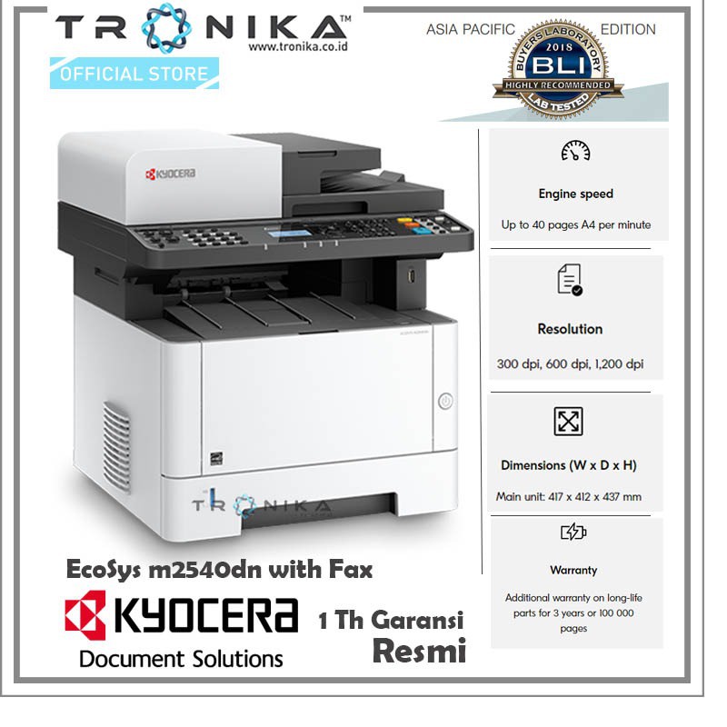 MESIN FOTOCOPY | KYOCERA ECOSYS M2540DN | ORIGINAL | GARANSI RESMI