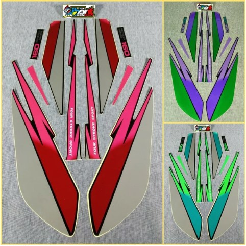 STRIPING STICKER STANDAR HONDA GL PRO 1995