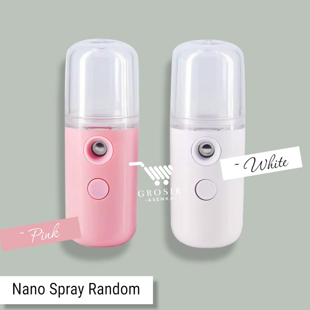 Nano Spray Karakter Portable / Mist Sprayer Perawatan Wajah Pelembab Wajah Mini USB