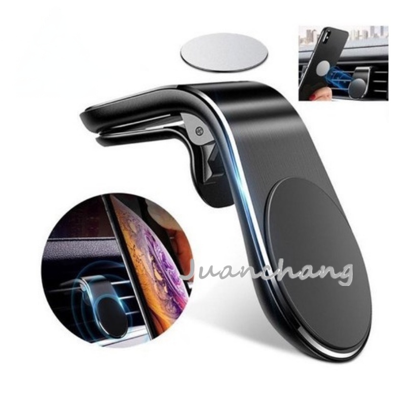 Bracket Wadah Penyangga Handphone Universal Dengan Model Magnetik Dapat Berputar 360 Untuk Mobil° Braket Stand Holder Smartphone Mount Air Vent Mobil