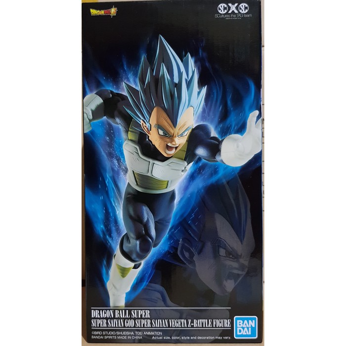 Scultures Tag Team God Blue Vegeta Z Battle Figure