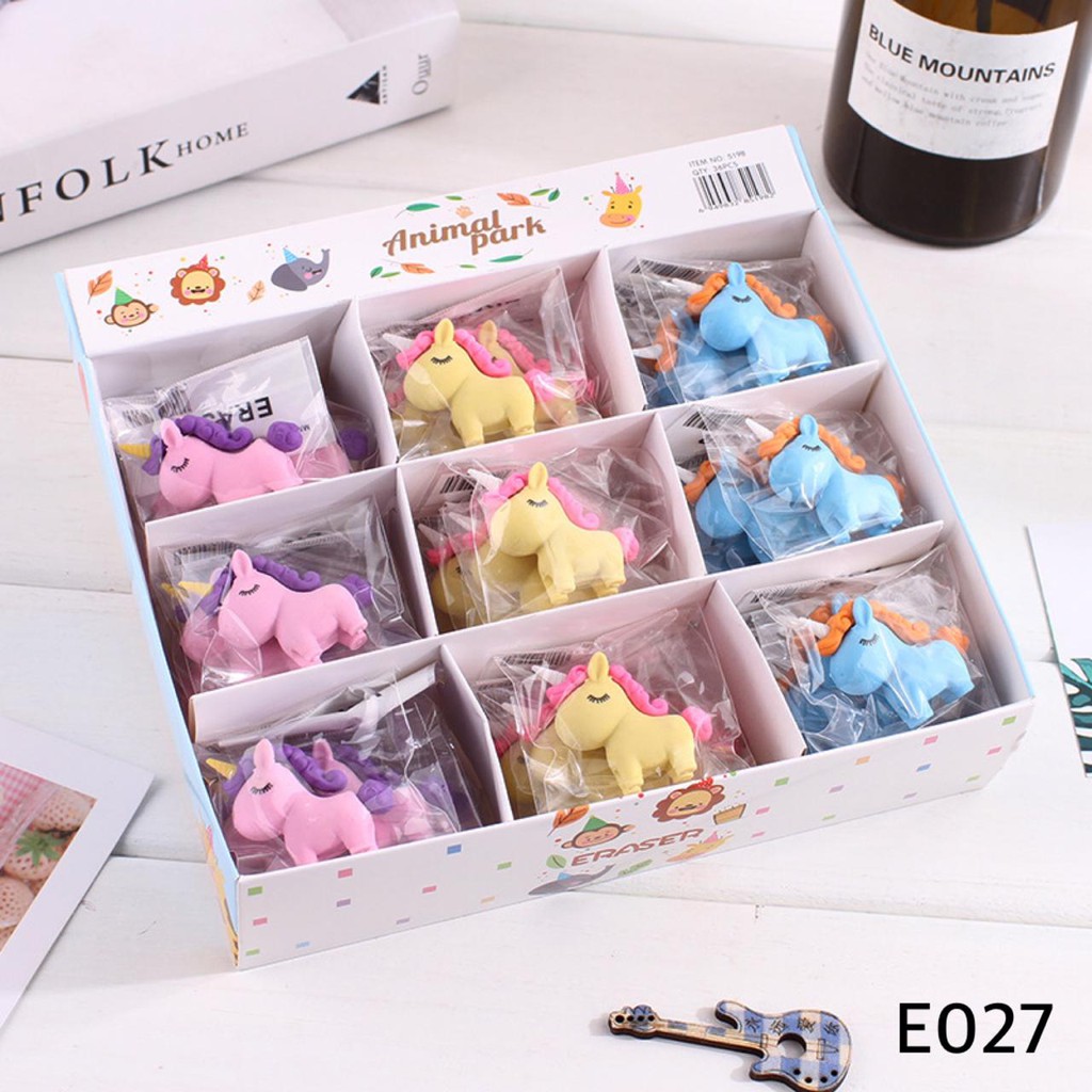 

E027 | PENGHAPUS MODEL UNICORN| HARGA PER 1 PCS | ERASER UNICORN